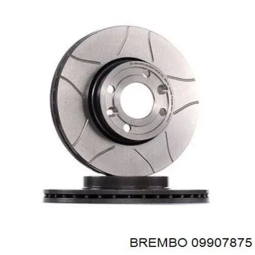 Диск гальмівний передній Brembo 09907875