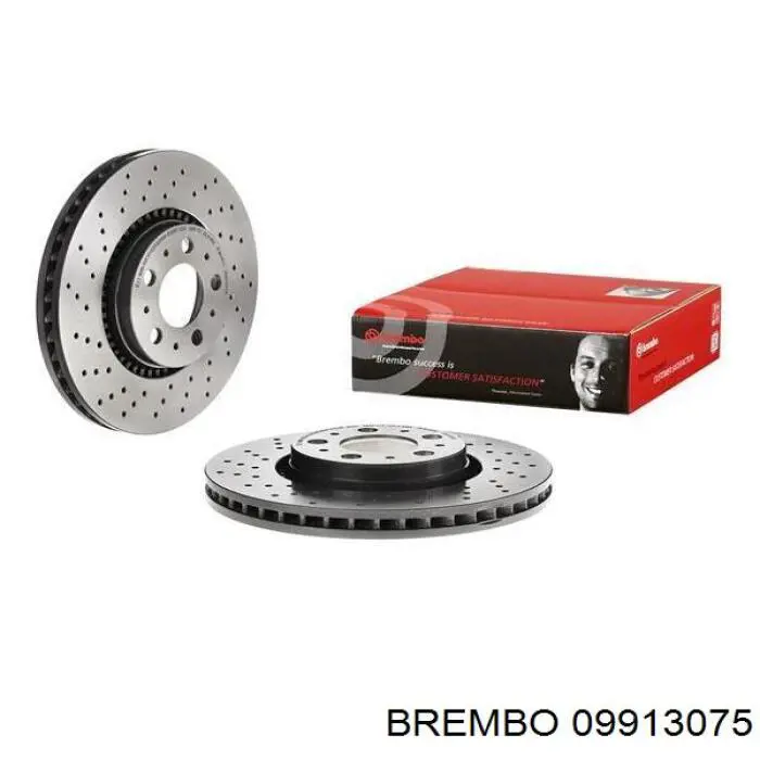 09913075 Brembo диск гальмівний передній