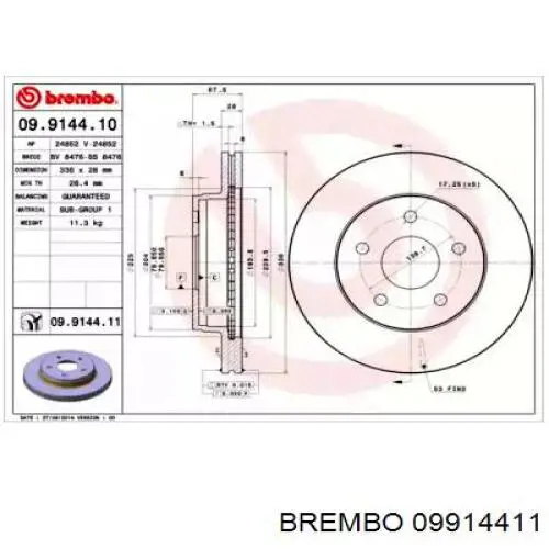  09914411 Brembo