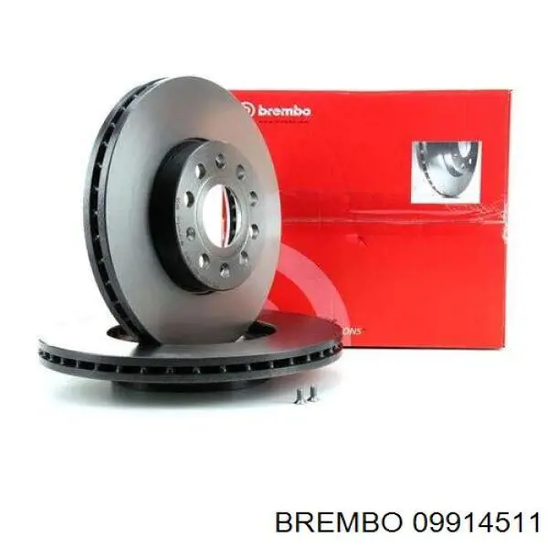 Ремкомплект передніх гальм 09914511 Brembo