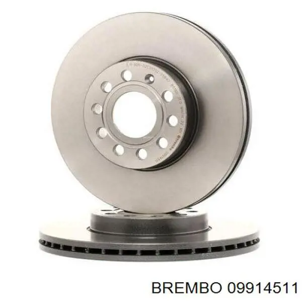 09914511 Brembo диск гальмівний передній