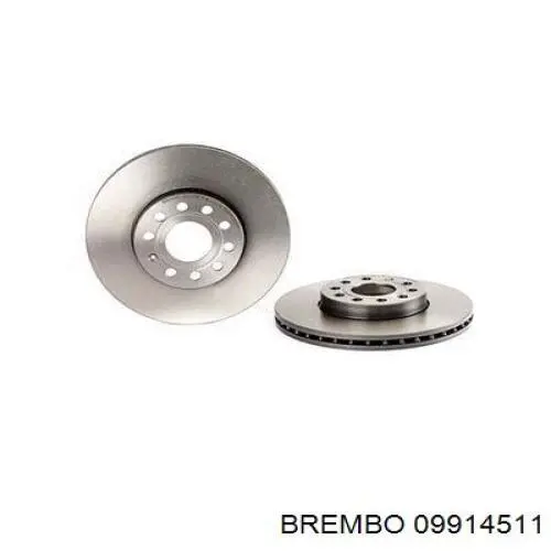 Ремкомплект передніх гальм Brembo 09914511 ціна, від 47.30 USD