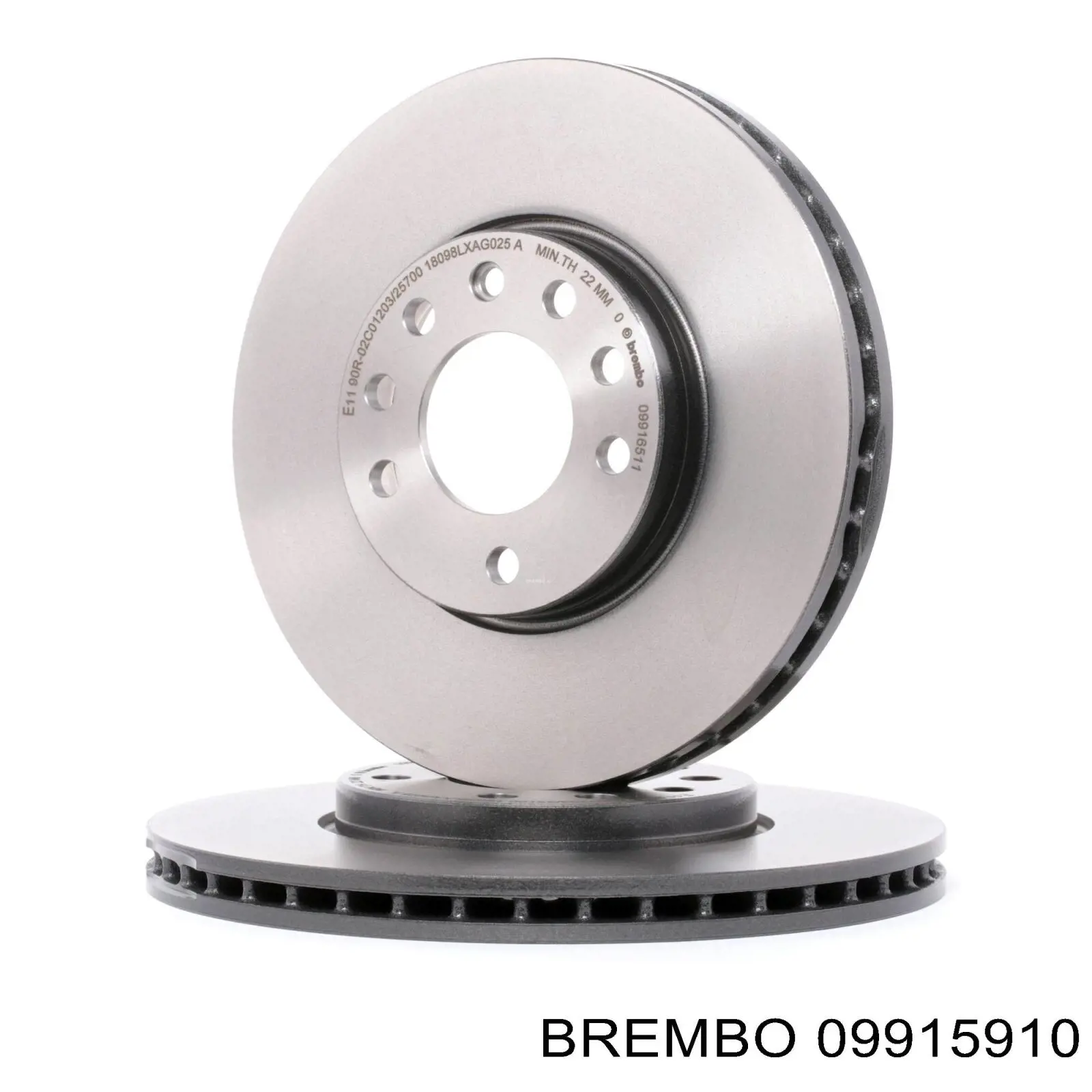 Гальмівні диски передні 09915910 Brembo