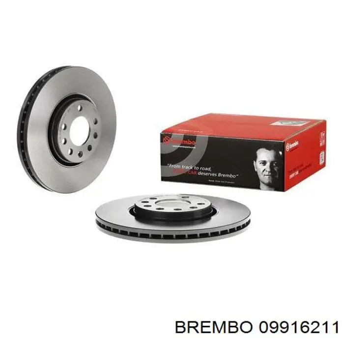09916211 Brembo диск гальмівний передній