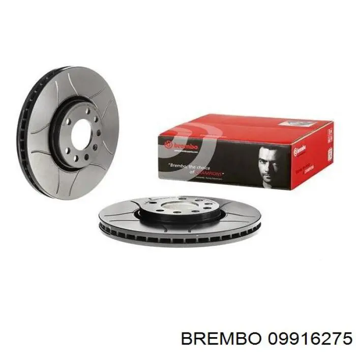 09916275 Brembo диск гальмівний передній