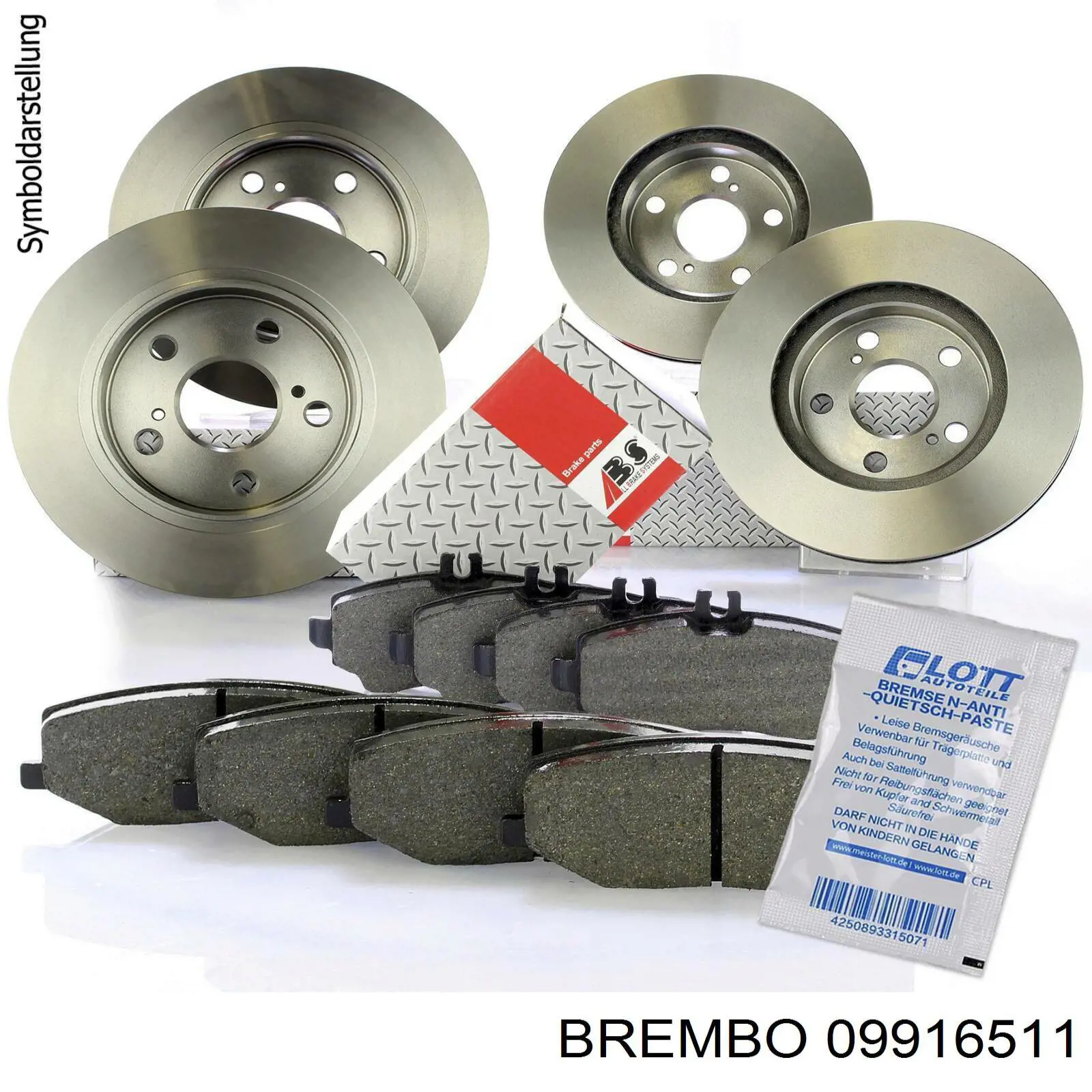 Гальмівні диски передні 09916511 Brembo