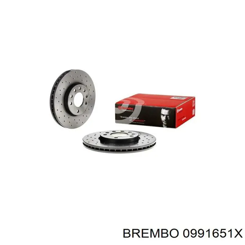 0991651X Brembo Гальмо дискове переднє