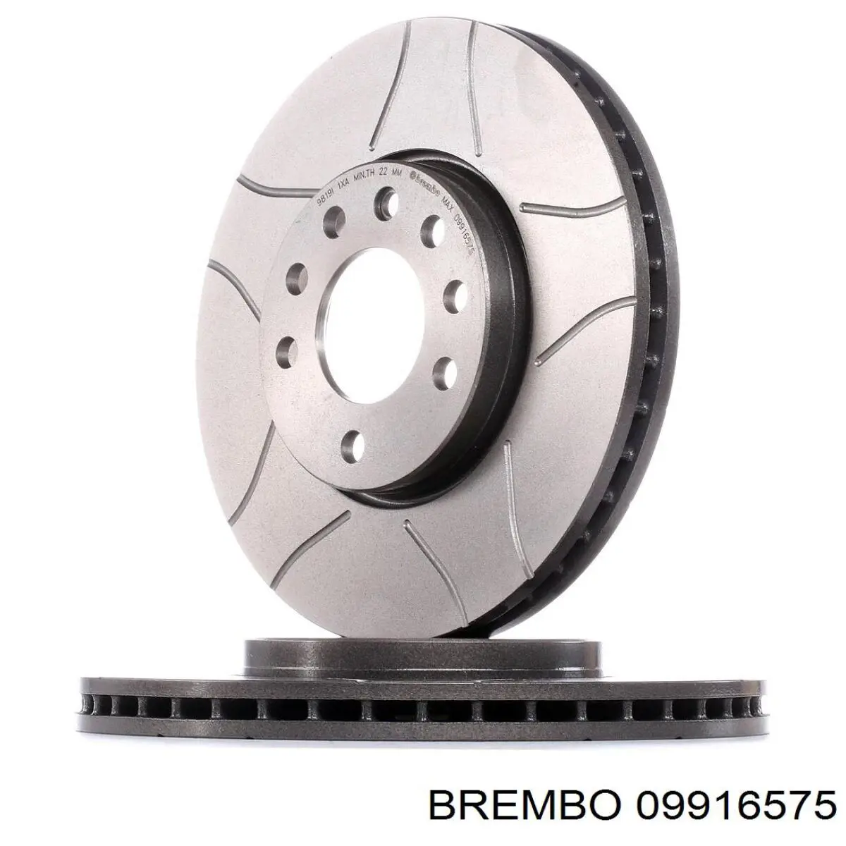 09916575 Brembo диск гальмівний передній