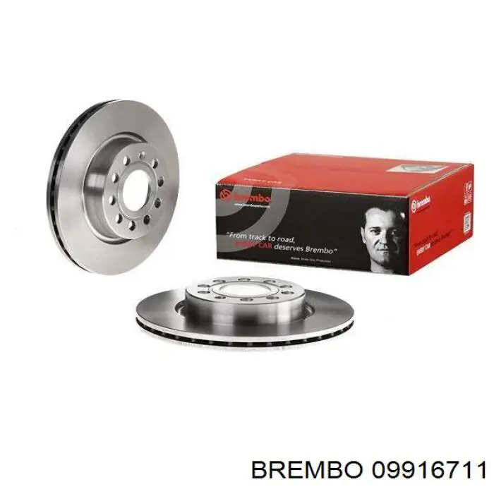 Гальмівні диски передні 09916711 Brembo