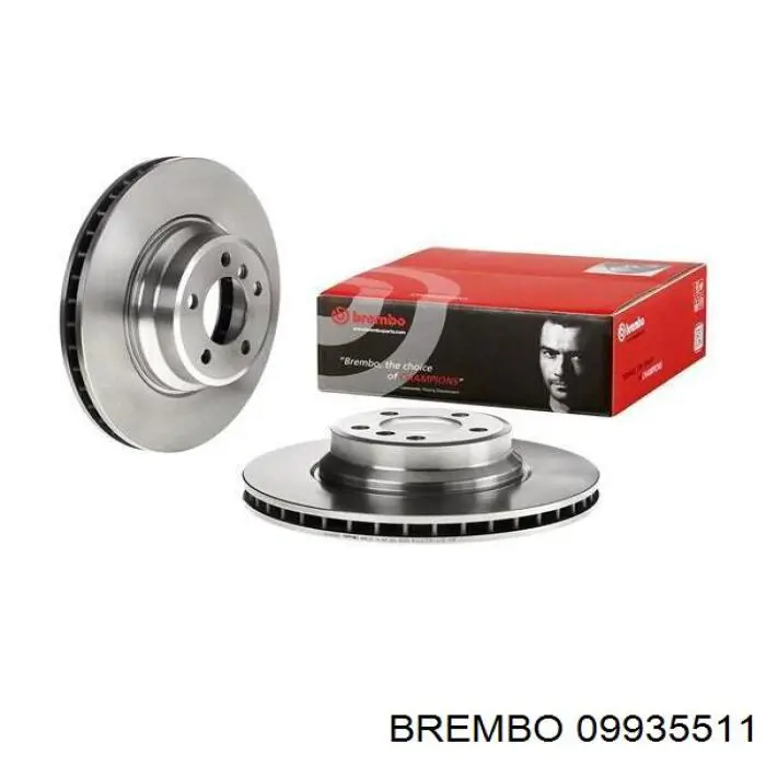 Диск гальмівний передній Brembo 09935511