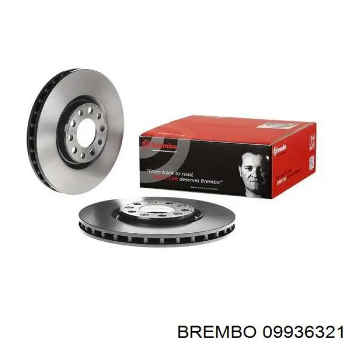 09936321 Brembo диск гальмівний передній