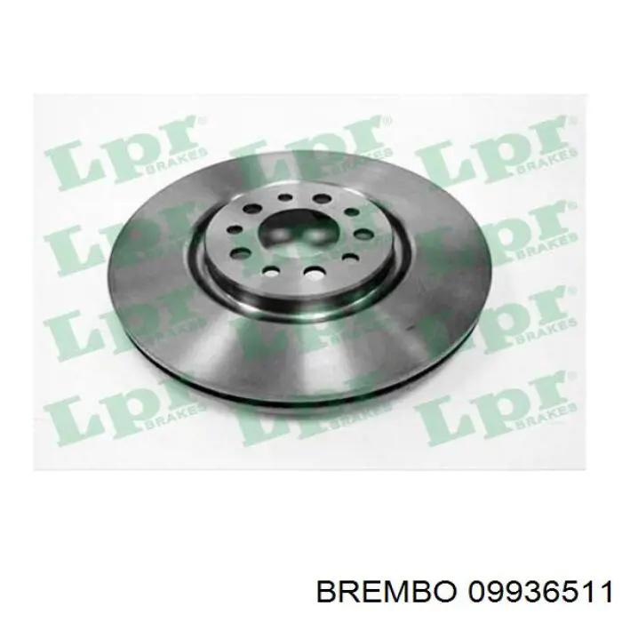 Диск переднього гальма Brembo 09936511 ціна, від 74.83 USD