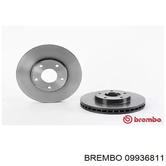 09936811 Brembo диск гальмівний передній