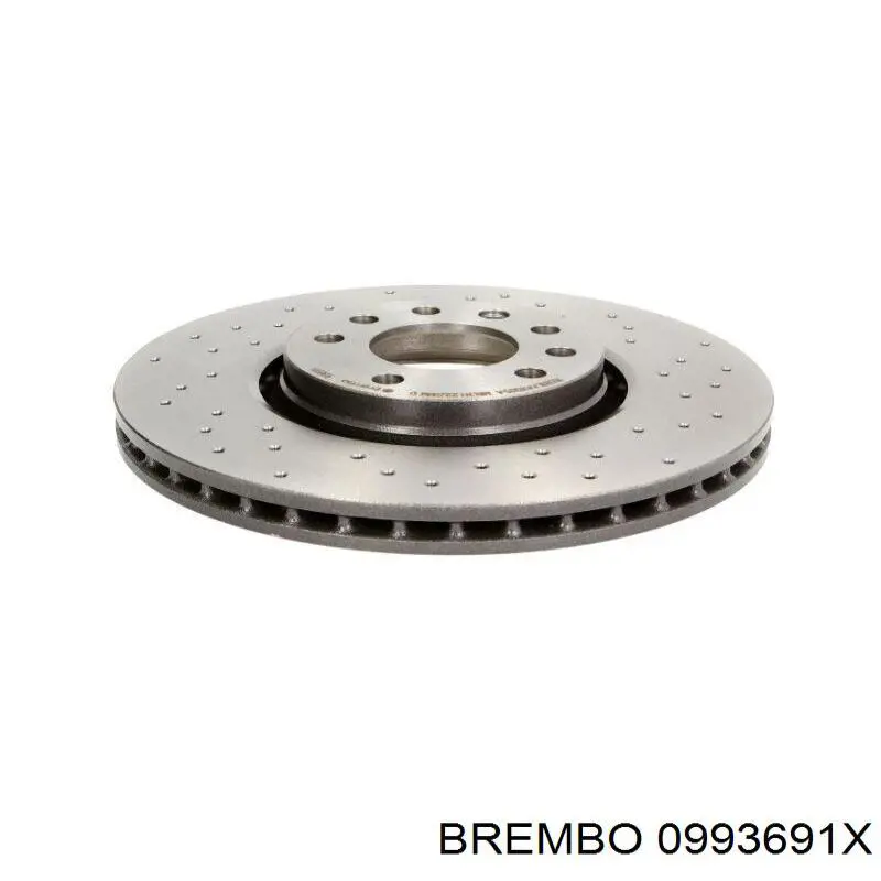 0993691X Brembo диск гальмівний передній