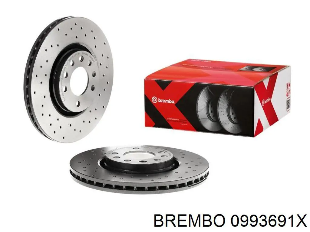 Гальмівні диски передні 0993691X Brembo
