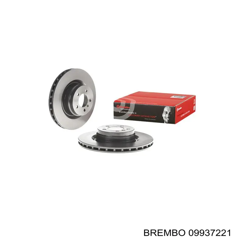 Диск переднього гальма Brembo 09937221 ціна, від 80.31 USD