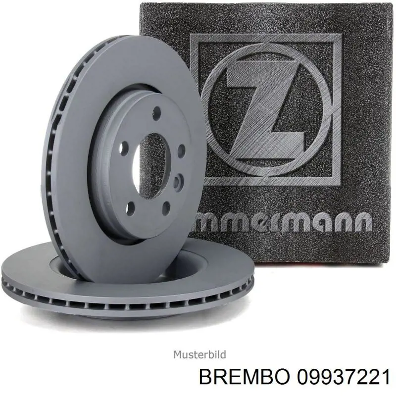 09937221 Brembo Гальмо дискове переднє