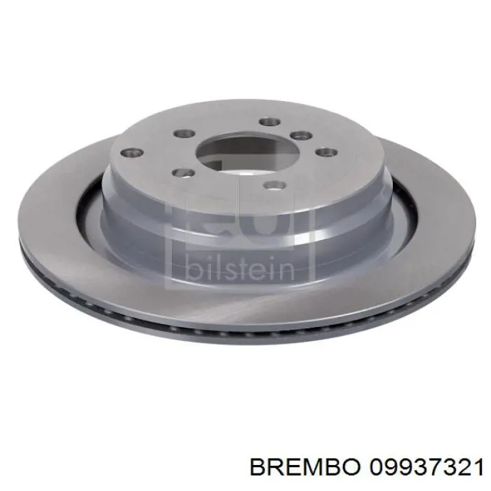 Диск гальмівний задній Brembo 09937321