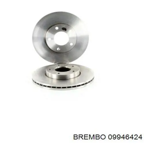 09946424 Brembo диск гальмівний передній