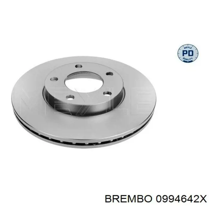 Диск переднього гальма Brembo 0994642X ціна, від 50.41 USD