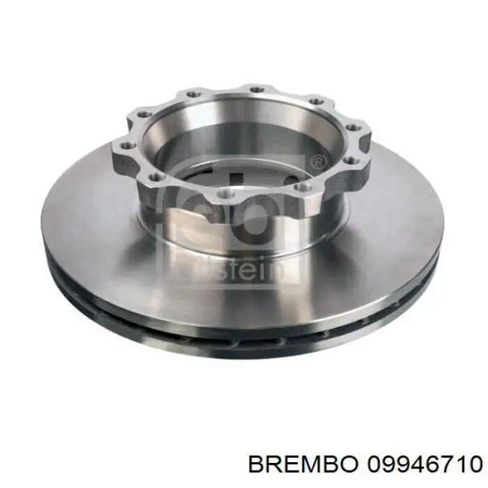 Диск гальмівний задній Brembo 09946710