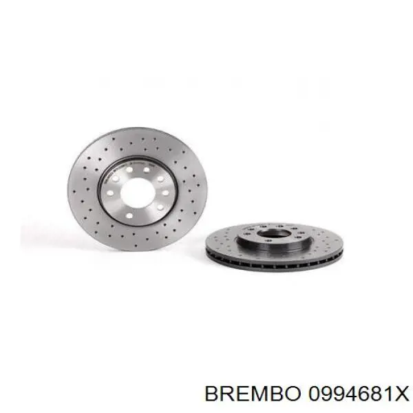 Купити 0994681X Brembo Ротор гальмівний