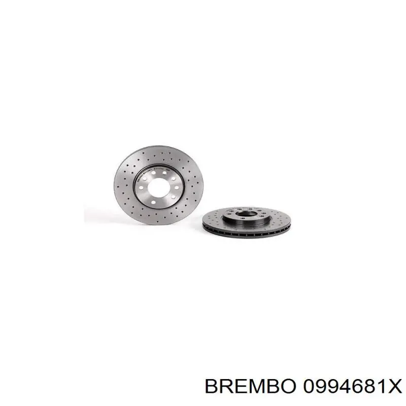 Гальмівні диски передні 0994681X Brembo