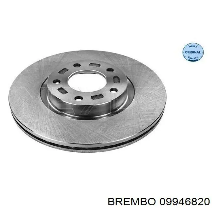 Диск переднього гальма Brembo 09946820 ціна, від 52.61 USD