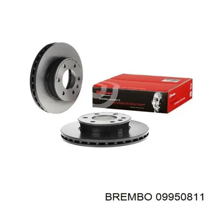 Купити 09950811 Brembo Ротор гальмівний
