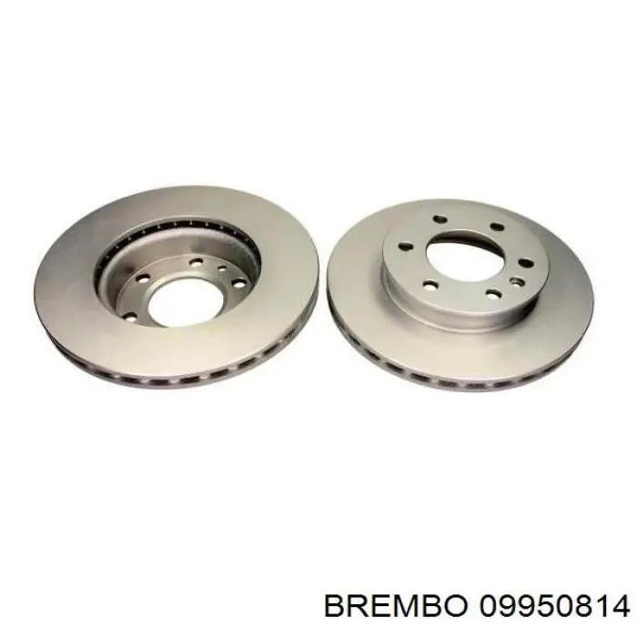 09950814 Brembo диск гальмівний передній