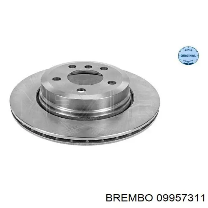 Купити 09957311 Brembo Диск заднього гальма