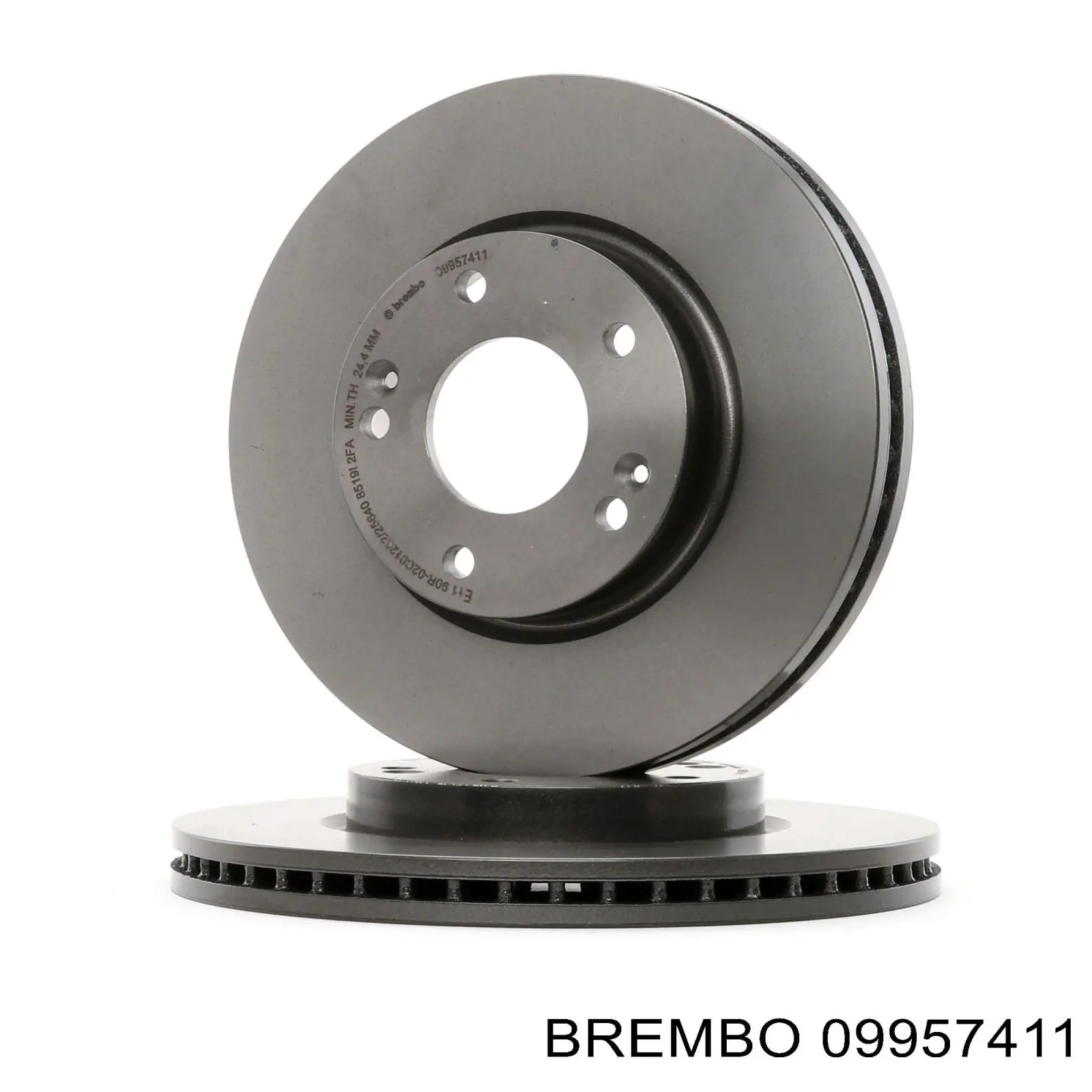 09957411 Brembo диск гальмівний передній