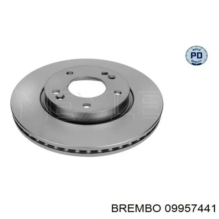 Диск переднього гальма Brembo 09957441 ціна, від 53.22 USD