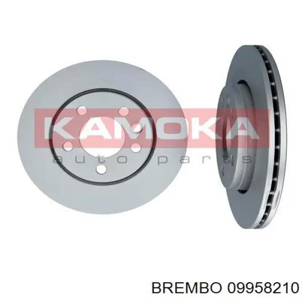 Купити 09958210 Brembo Диск заднього гальма