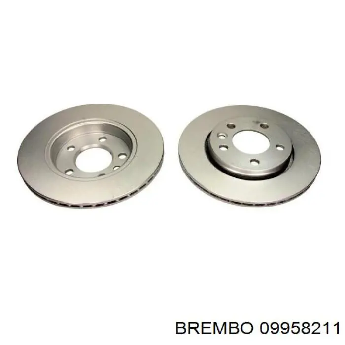 Купити 09958211 Brembo Диск заднього гальма