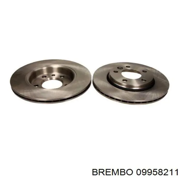 Задні дискові гальма Brembo 09958211 ціна, від 56.84 USD
