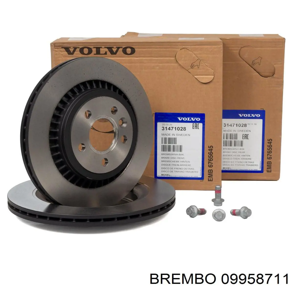Гальмівні диски 09958711 Brembo