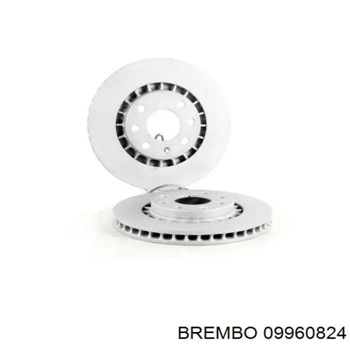 09960824 Brembo диск гальмівний передній