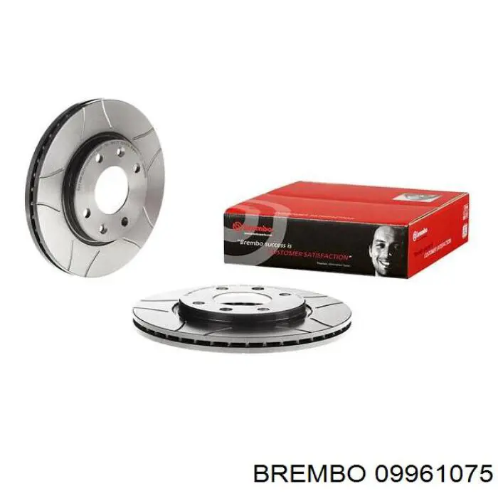 Диск переднього гальма Brembo 09961075 ціна, від 28.46 USD