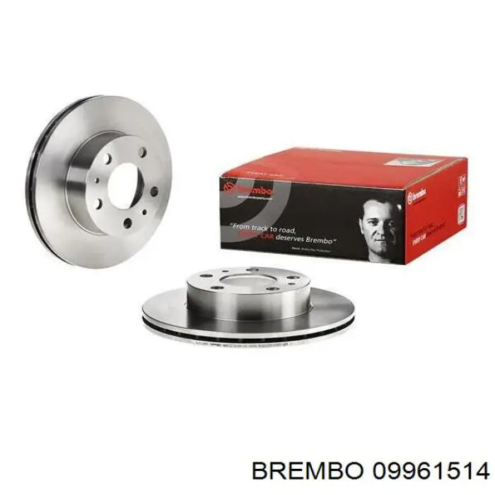 09961514 Brembo диск гальмівний передній