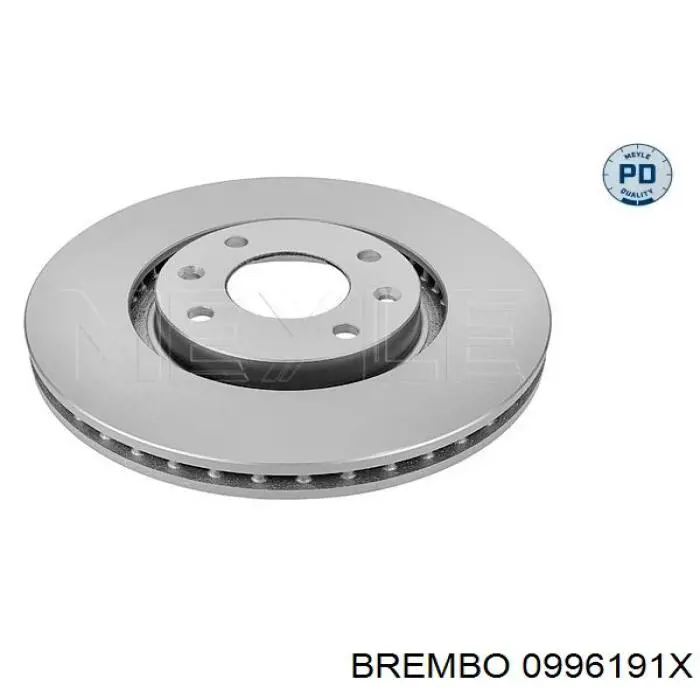 Диск переднього гальма Brembo 0996191X ціна, від 38.01 USD