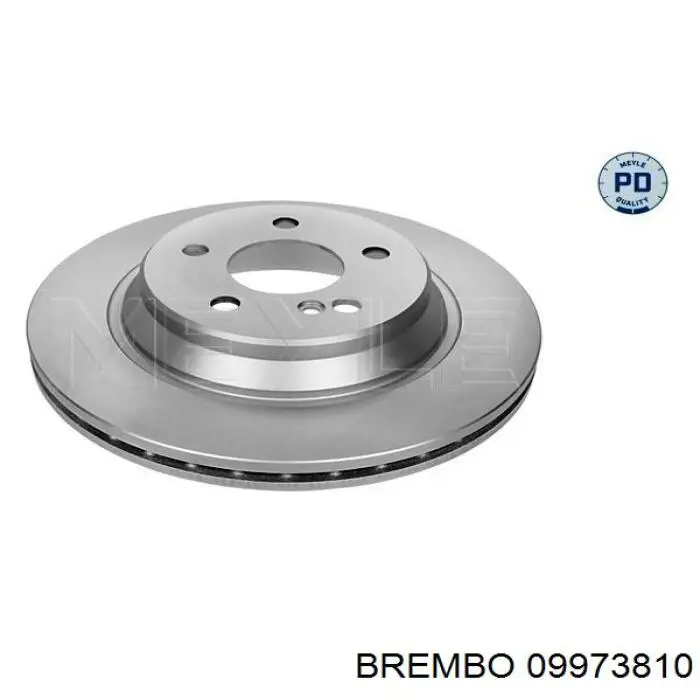 09973810 Brembo диск гальмівний задній