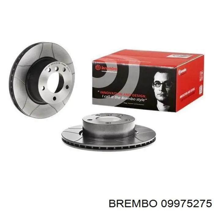 09975275 Brembo диск гальмівний передній