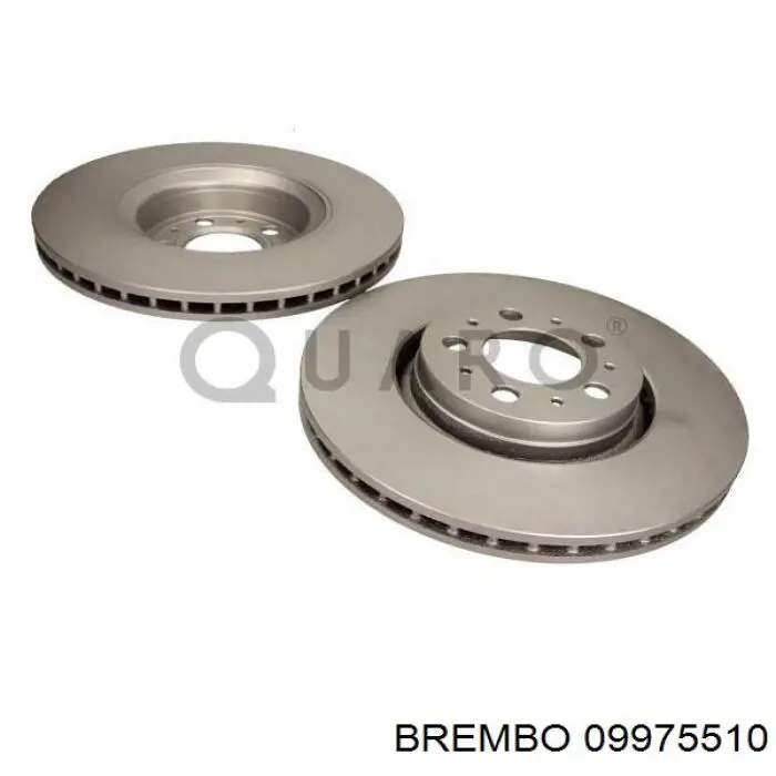 Диск гальмівний передній Brembo 09975510