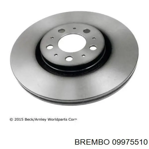 09975510 Brembo Гальмо дискове переднє