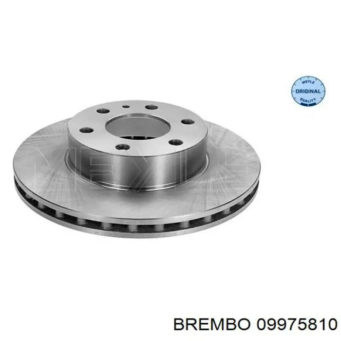 09975810 Brembo диск гальмівний передній
