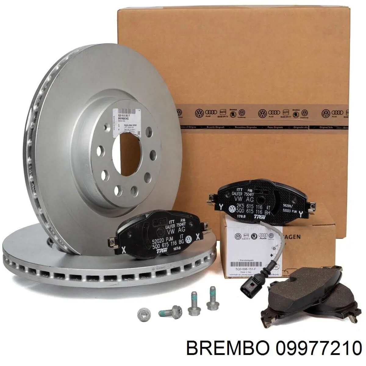 Гальмівні диски передні 09977210 Brembo