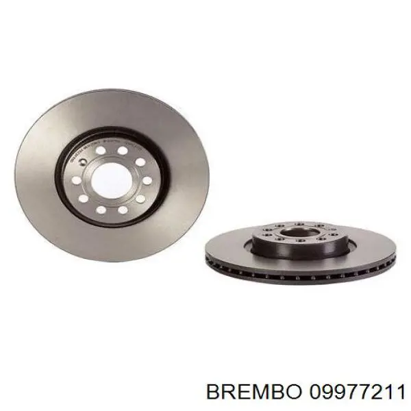 09977211 Brembo диск гальмівний передній