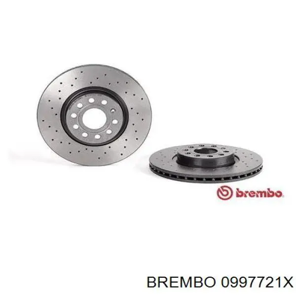 Гальмівні диски передні 0997721X Brembo