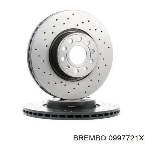 0997721X Brembo диск гальмівний передній